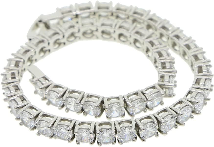 14K Gold Moissanite Tennis Anklet for Women, 5mm Wide, 9-10in Length, Delicate Summer Jewelry Gift